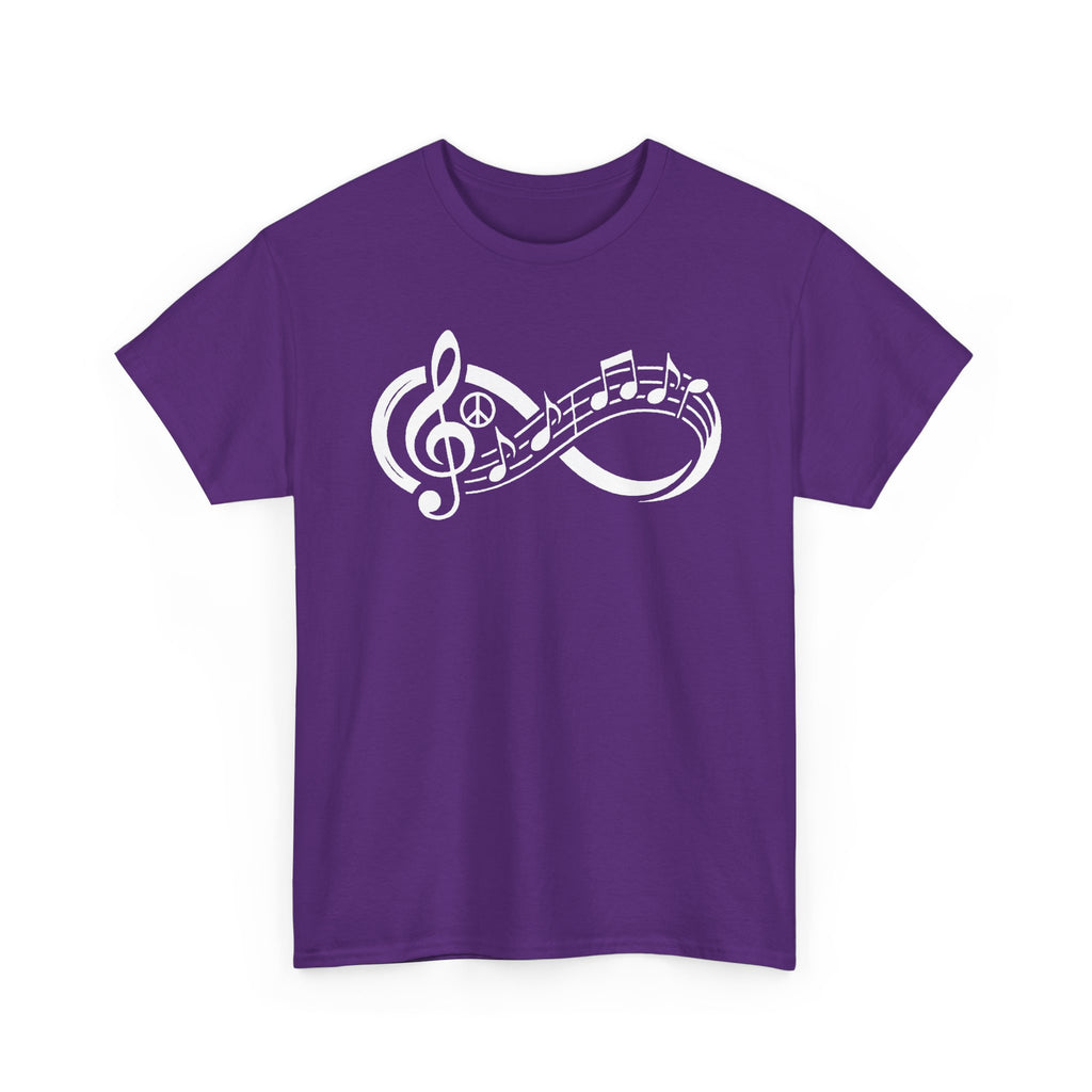 Infinite Peace Music | Unisex T-Shirt | Purple Tee