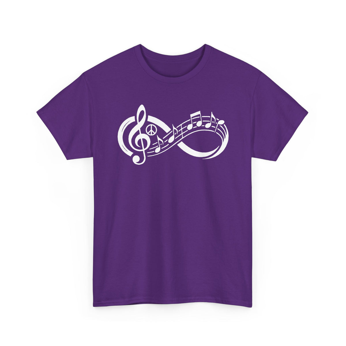 Infinite Peace Music | Unisex T-Shirt | Purple Tee