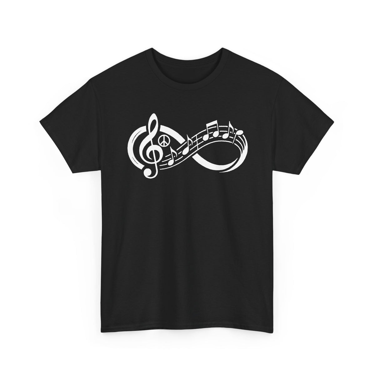 Infinite Peace Music | Unisex T-Shirt | Black Tee