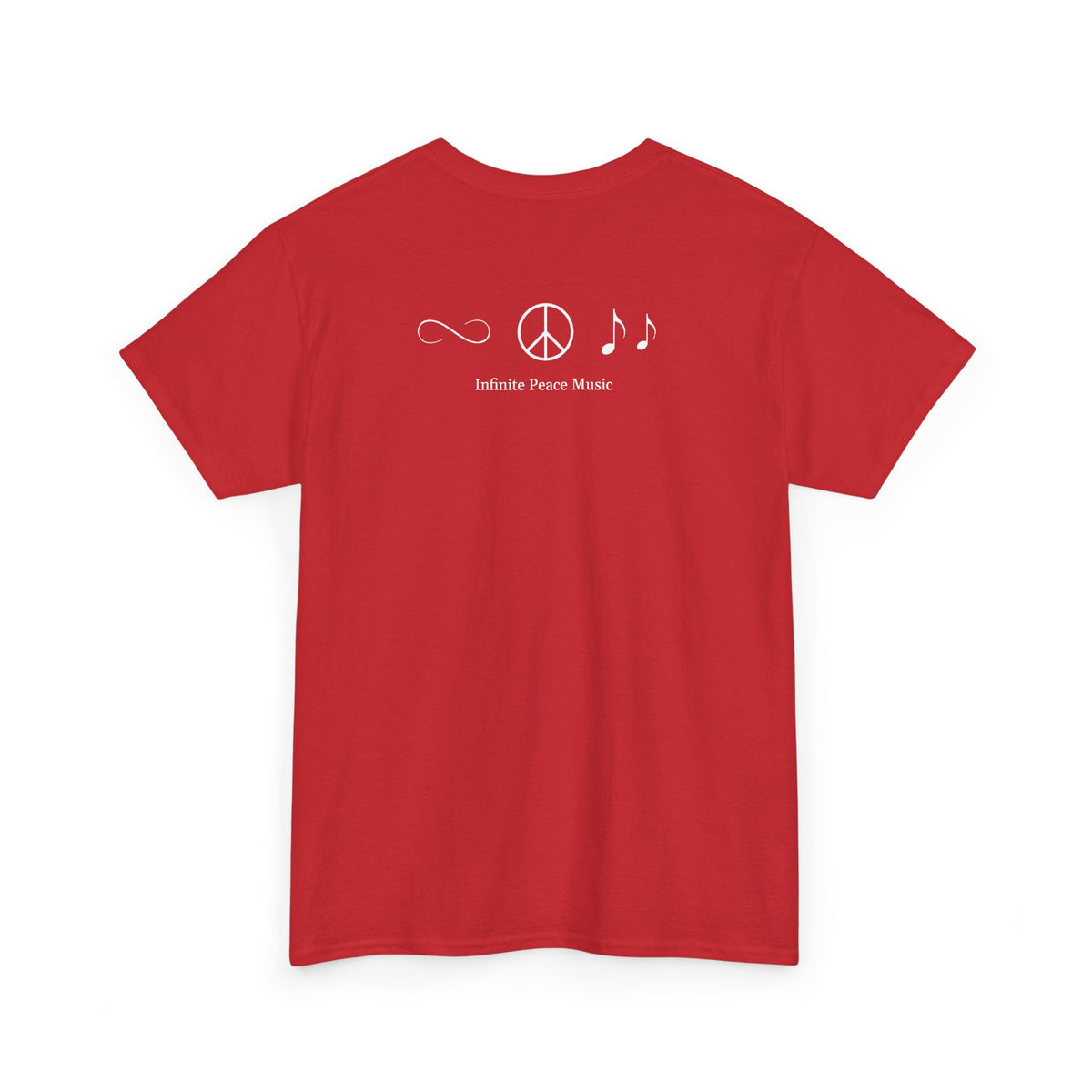 Music With Heart | Unisex T‑Shirt | Music Heart Graphic | Red Tee