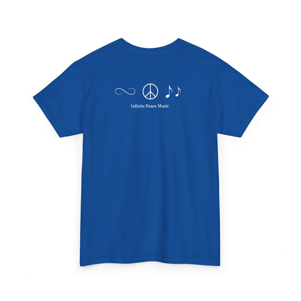 Music With Heart | Unisex T‑Shirt | Music Heart Graphic | Blue Tee