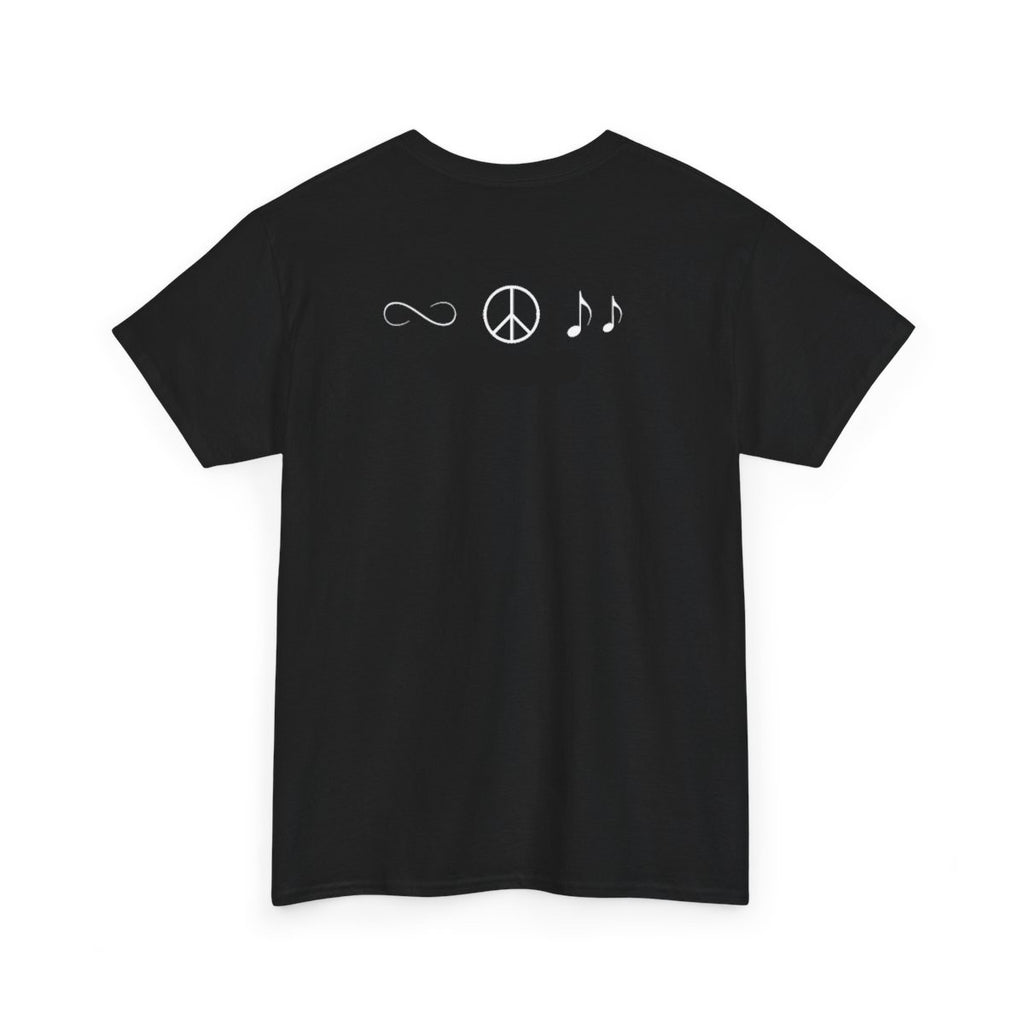 Infinite Peace Music Logo | Unisex T-Shirt | Black Tee