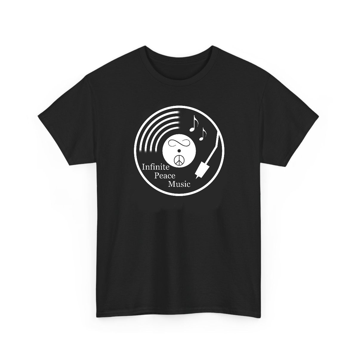 Infinite Peace Music Logo | Unisex T-Shirt | Black Tee
